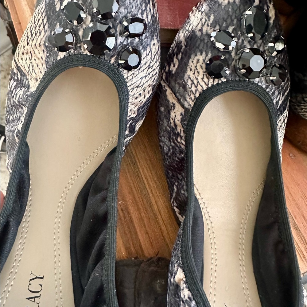 Ellen Tracy python flats - Picture 7 of 8